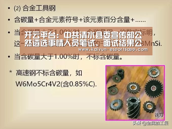 开云平台:中共清水县委宣传部公然遴选事情人员笔试、面试结果公示(图2) 开云电竞