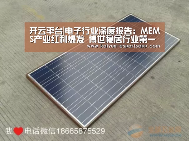 开云平台|电子行业深度报告:MEMS产业红利爆发 博世稳居行业第一(图1) 开云娱乐