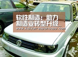 软性制造:助力制造业转型升级_开云平台(图4) 开云娱乐