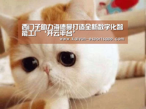 西门子助力海德曼打造全新数字化智能工厂‘开云平台’(图1) 开云真人