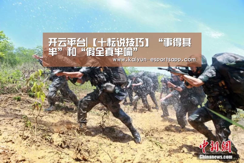 开云平台|【十耘说技巧】“事得其半”和“假全真半喻”(图1) 开云真人